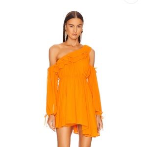 xRevolve Everett Mini Dress in Orange size small